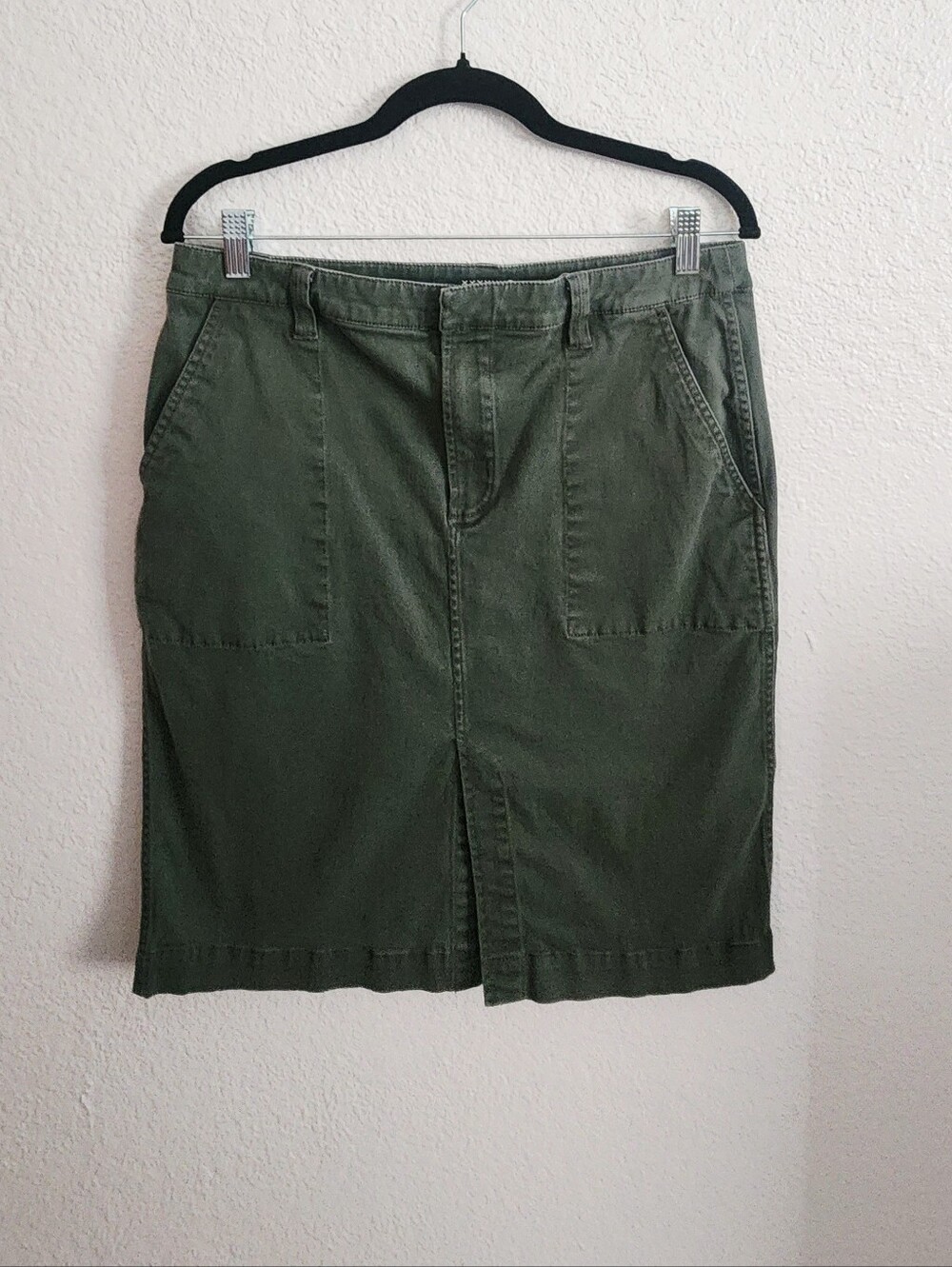 Kate Spade Denim Army Green Skirt